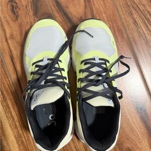 On Running Lime and Black Athletic Shoes